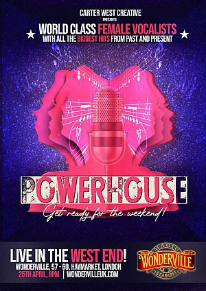 MD for Wonderville Cabaret Theatre - Powerhouse: A Tribute to Women in Pop.